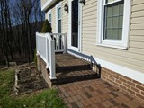 Custom Stone Masonry Stairway and Entrance (Before Pic)