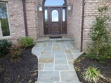 Flagstone Walkway and Entrance Stoop