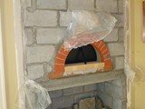 Pizza Oven Interior Build